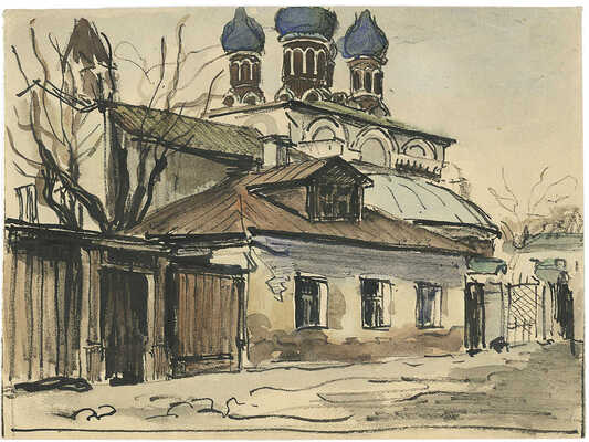 Гуров Владимир Фёдорович. Дом на окраине Москвы